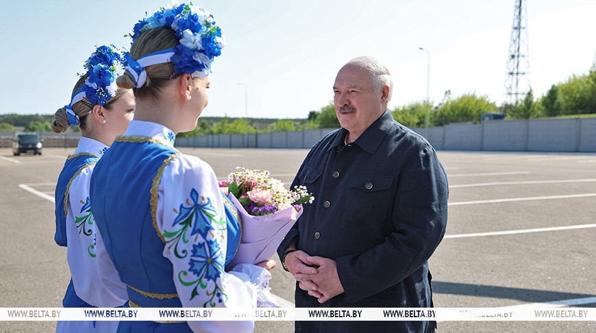 Лукашенко посетил ОАО "Беллакт", ознакомился с молочной продукцией предприятий Гродненской области