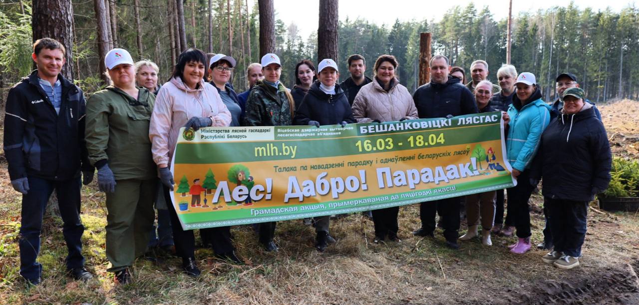 В Бешенковичском районе проходит акция «Лес! Дабро! Парадак!»
