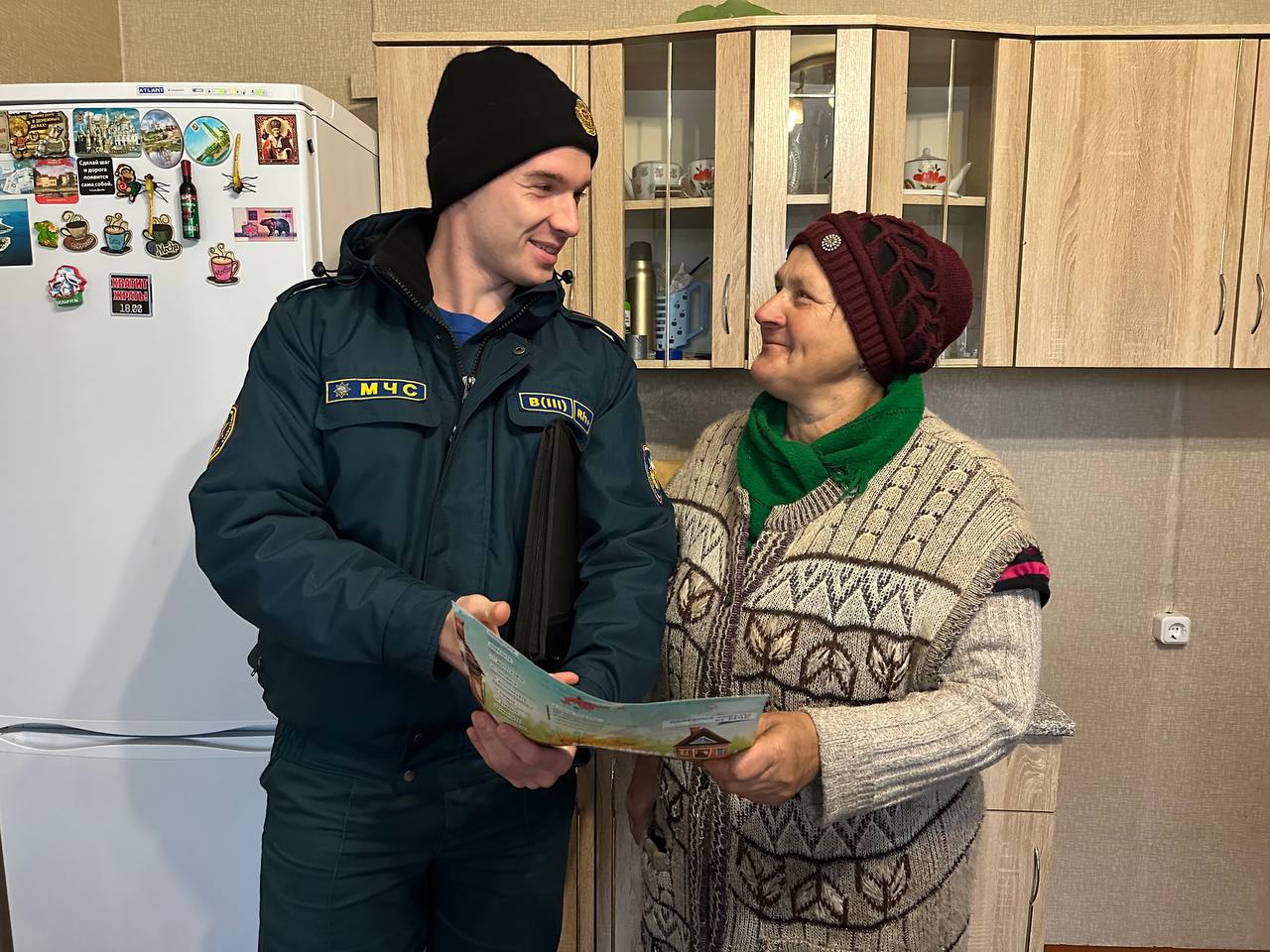 В первые дни акции «За безопасность вместе» в Бешенковичском районе обследовано более 130 домовладений, где проживают пенсионеры и люди с инвалидностью