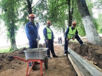 “Dozhinki - 2024”: improvement of the central park in Beshenkovichi is underway