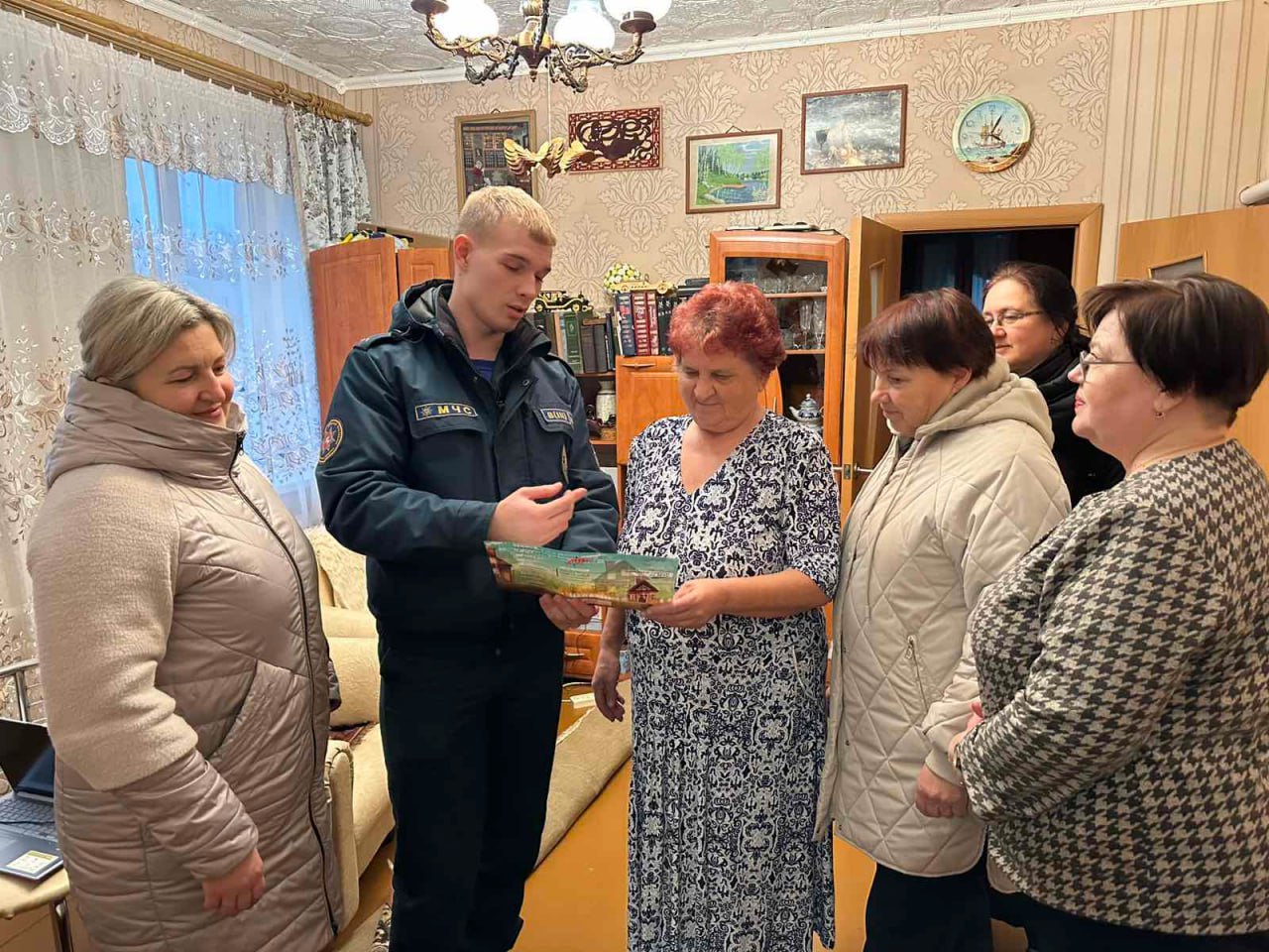 Ветерану труда установили автономный пожарный извещатель